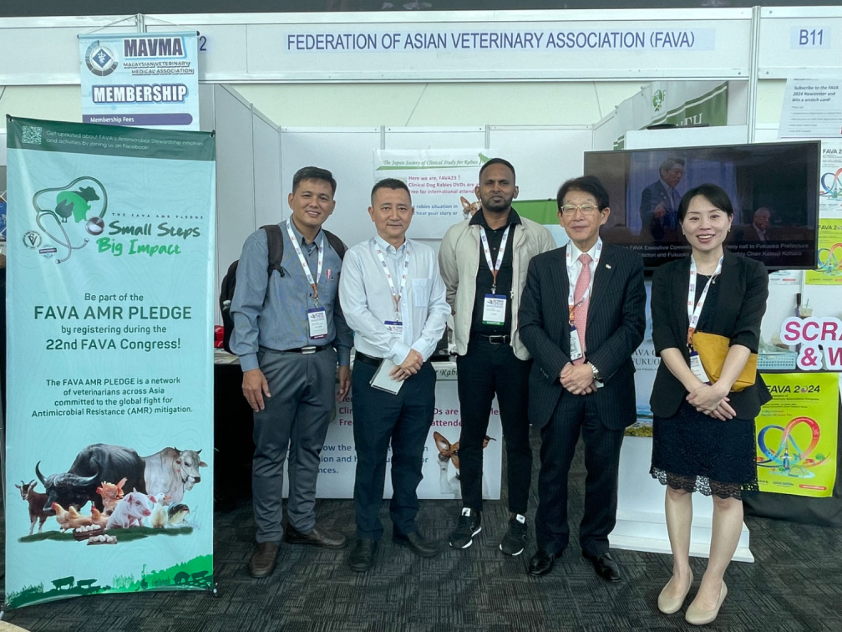 The AVO team has joined the 22nd Federation of Asian Veterinary